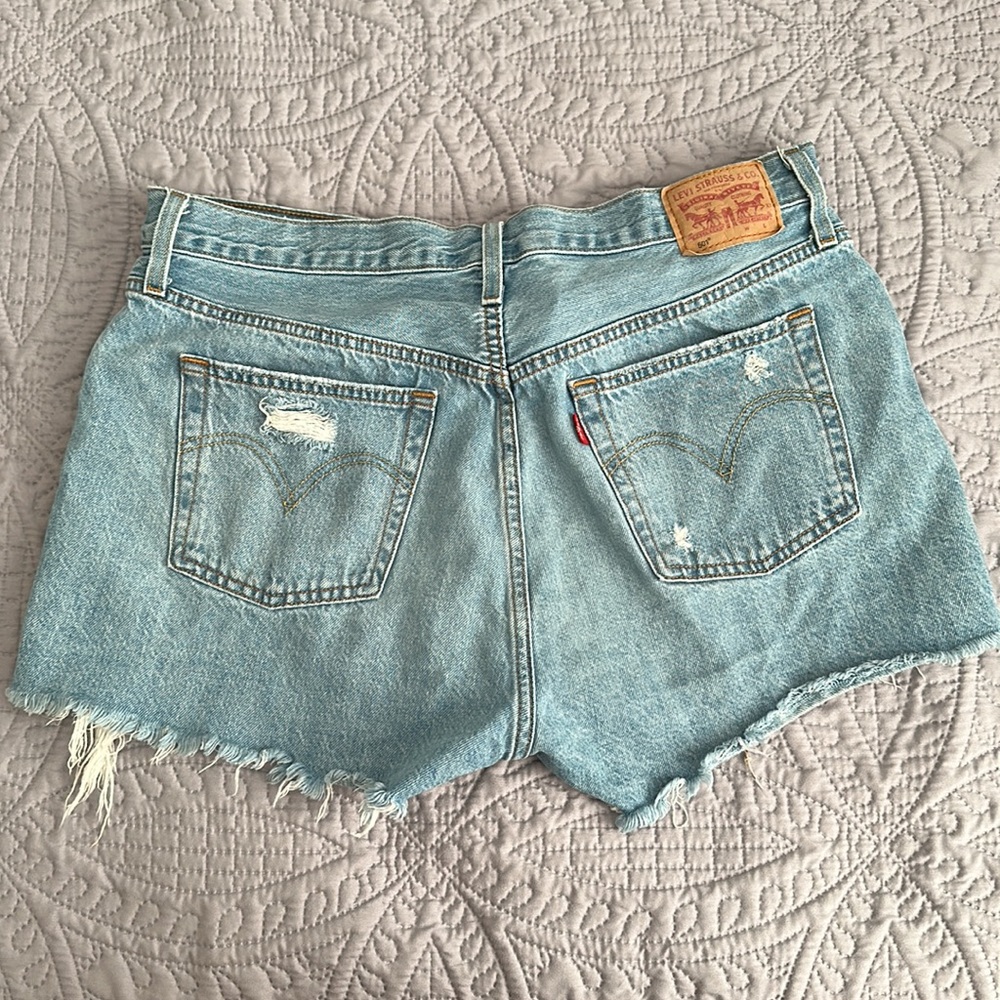 Levi’s 501 Distressed Jean Shorts